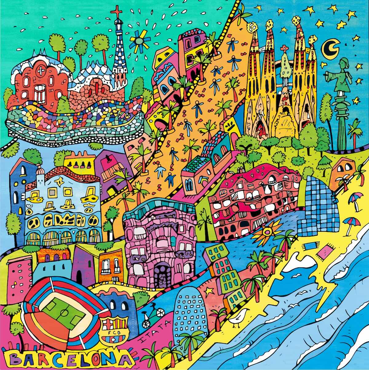 Barcelona Full Color