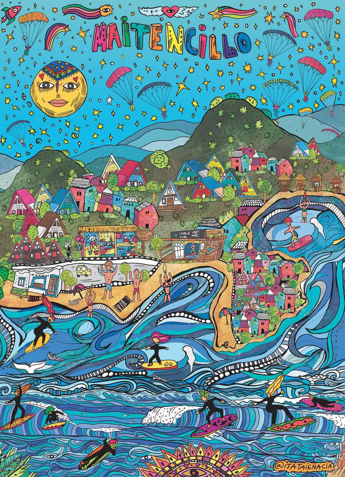 Maitencillo full color 40x55